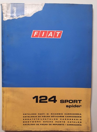 Fiat 124 sport spider - sport, catalogo