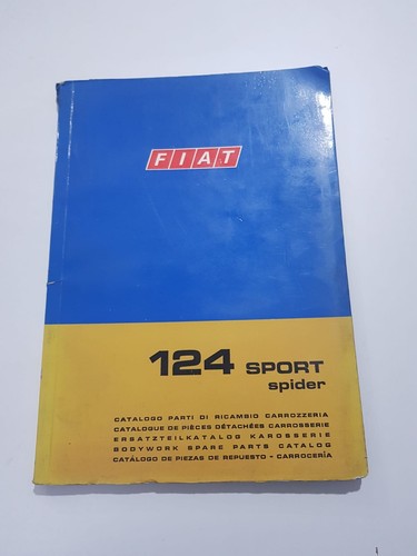 Fiat 124 sport spider catalogo - spider,